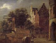 Jan van der Heyden Suspension oil painting artist